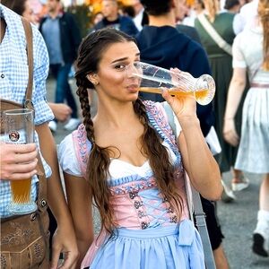 Traditional Bavarian Dirndl Dress